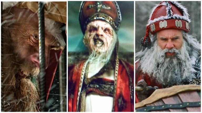 Scary Movie Santas in Rare Exports, Sint, and Santa's Slay