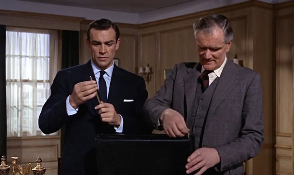 Sean Connery and Q in From Russia with Love