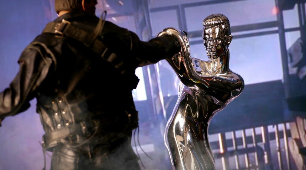 T-1000 versus T-800 in Terminator 2