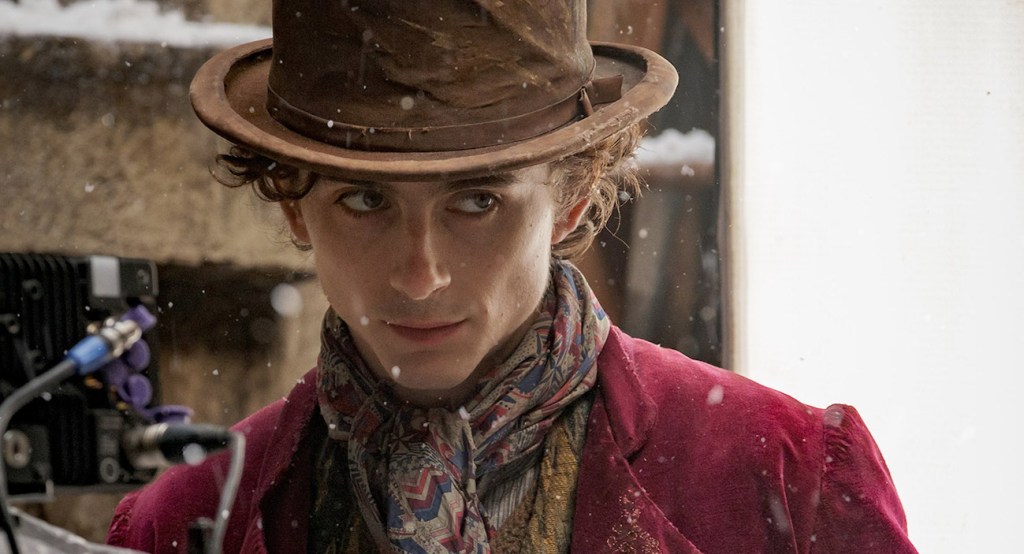 Timothee Chalamet in Wonka