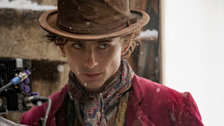 Timothee Chalamet in Wonka