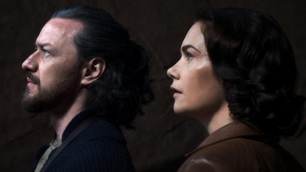 His Dark Materials season 3 James McAvoy and Ruth Wilson as Asriel and Marisa