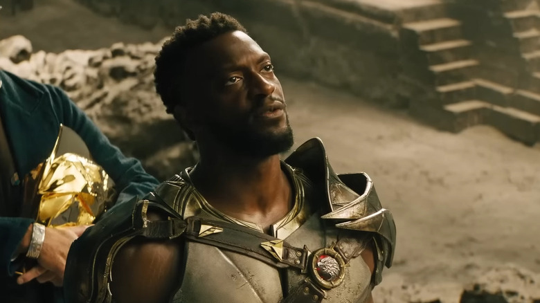 Aldis Hodge as Hawkman in Black Adam