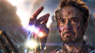 Robert Downey Jr as Iron Man in Avengers: Endgame