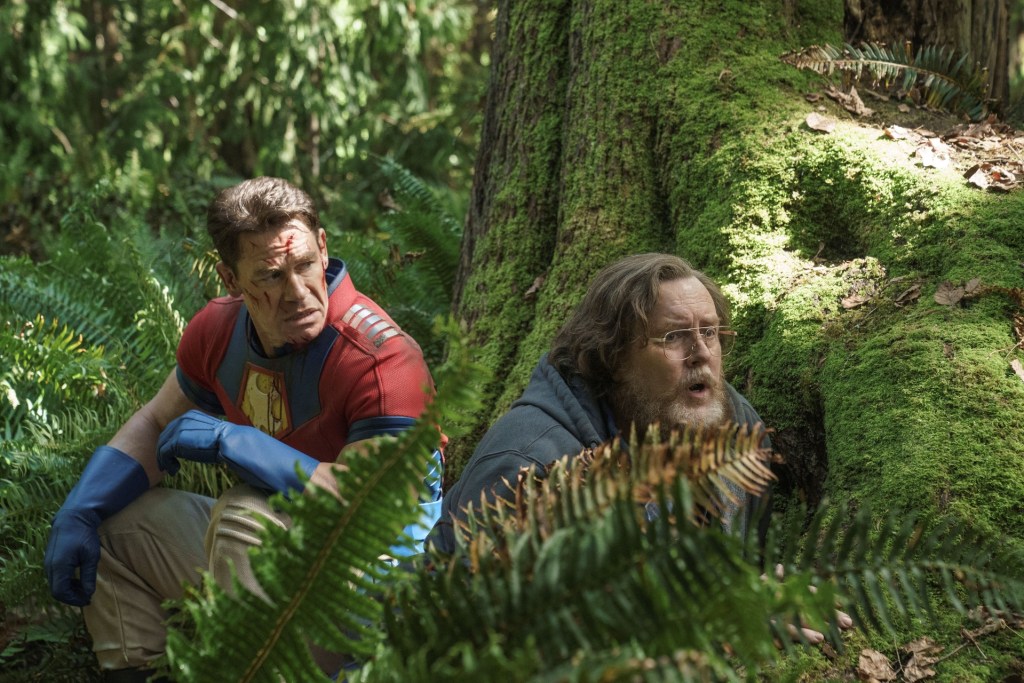John Cena and Steve Agee in Peacemaker