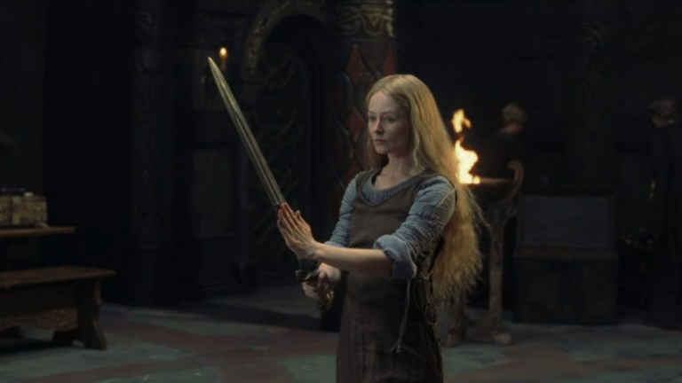 Miranda Otto as Eowyn in Lord of the Rings