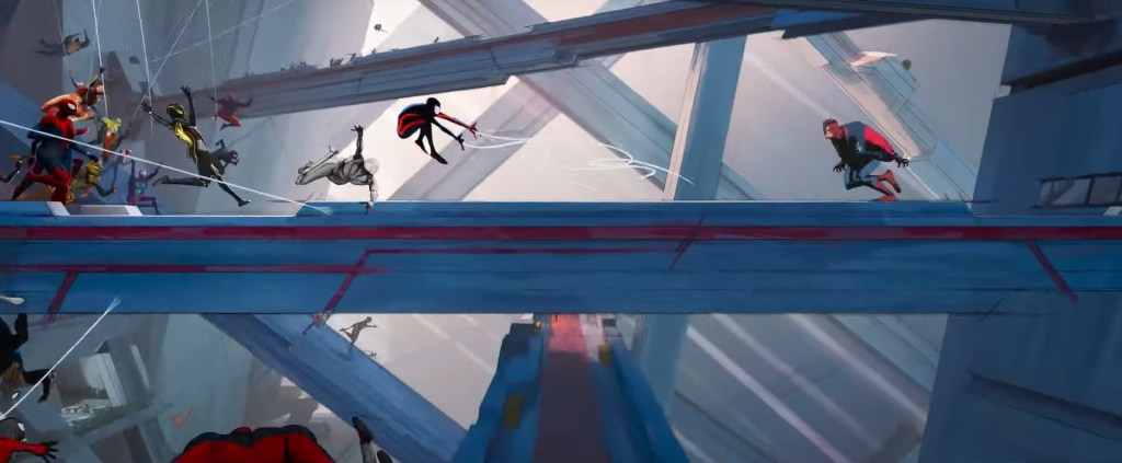 Flash Thompson as Spider-Man in the Spider-Man: Across the Spider-Verse trailer