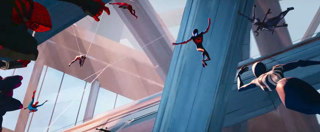 Spidey with six arms in the Spider-Man: Across the Spider-Verse trailer