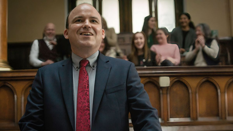 Rory Kinnear as Dave Fishwick in Bank of Dave