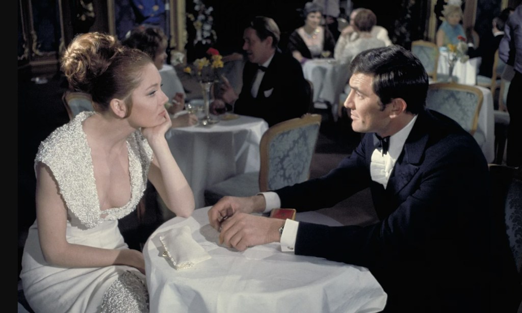 George Lazenby and Diana Rigg in On Her Majesty's Secret Service