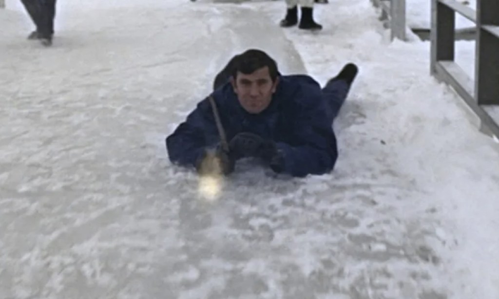 Bond on ice in On Her Majesty's Secret Service
