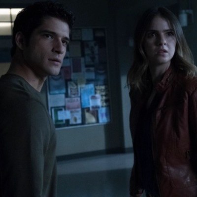 Tyler Posey as Scott McCall and Shelley Hennig as Malia Tate
