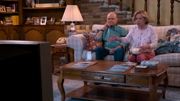 That ‘90s Show. (L to R) Kurtwood Smith as Red Forman, Debra Jo Rupp as Kitty Forman in episode 104 of That ‘90s Show.