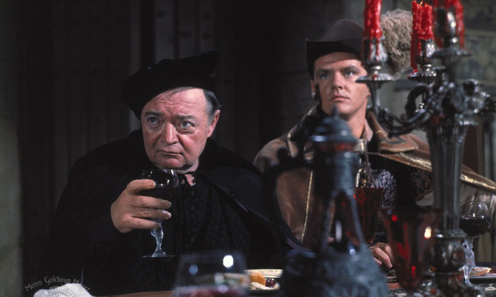 Peter Lorre and Jack Nicholson in The Raven