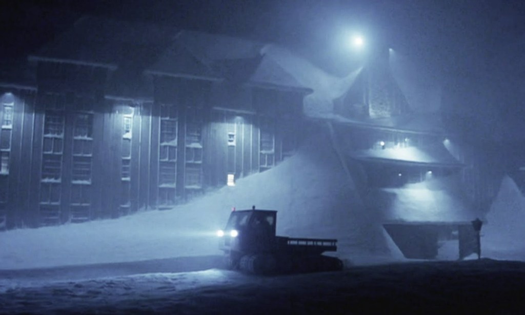 The Overlook Hotel in Snow in The Shining