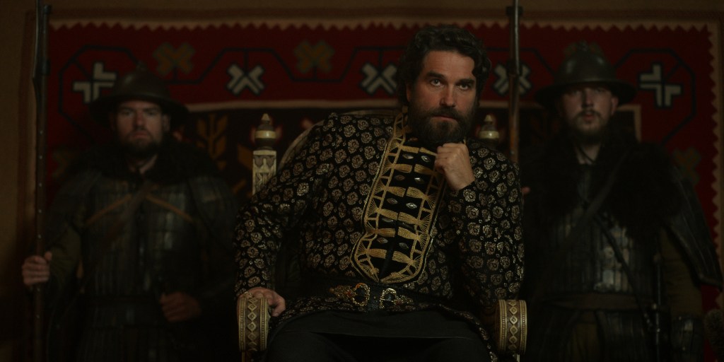 Vikings: Valhalla. Marcin Dorocinski as King Yaroslav in episode 202 of Vikings: Valhalla. Cr. Courtesy of Netflix © 2022