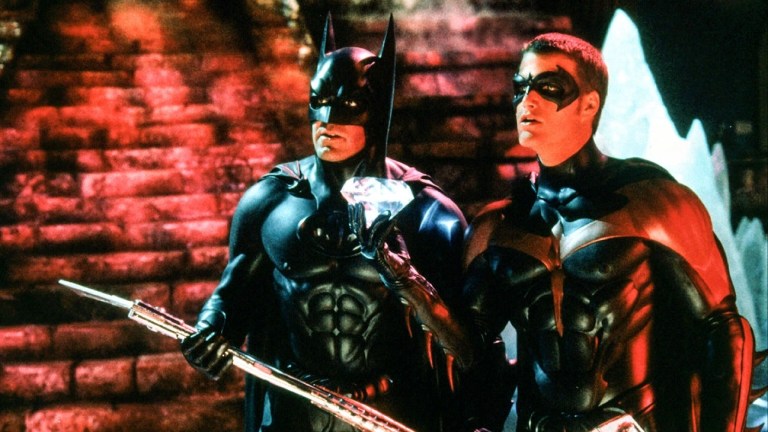 George Clooney and Chris O'Donnell in Batman and Robin