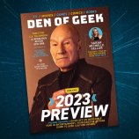 Patrick Stewart as Jean-Luc Picard on the cover of Den of Geek magazine