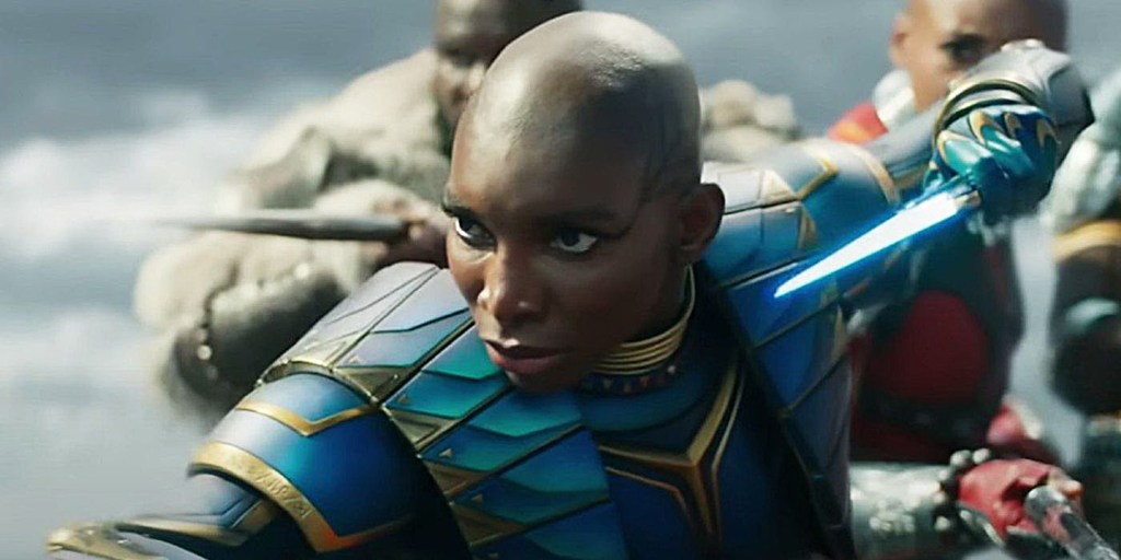 Michaela Coel as Aneka in Black Panther 2