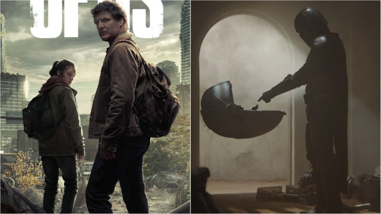 Pedro Pascal in The Last of Us and The Mandalorian