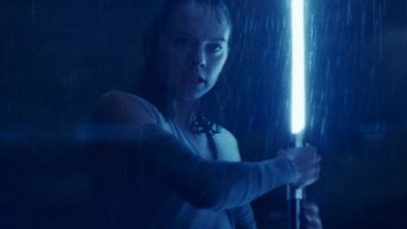 Daisy Ridley as Rey in Star Wars: The Last Jedi