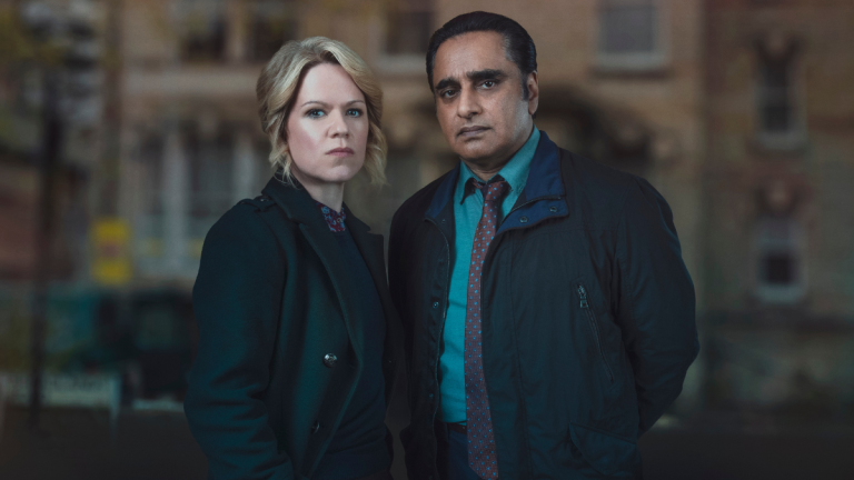 Sanjeev Bhaskar and Sinead Keenan in Unforgotten