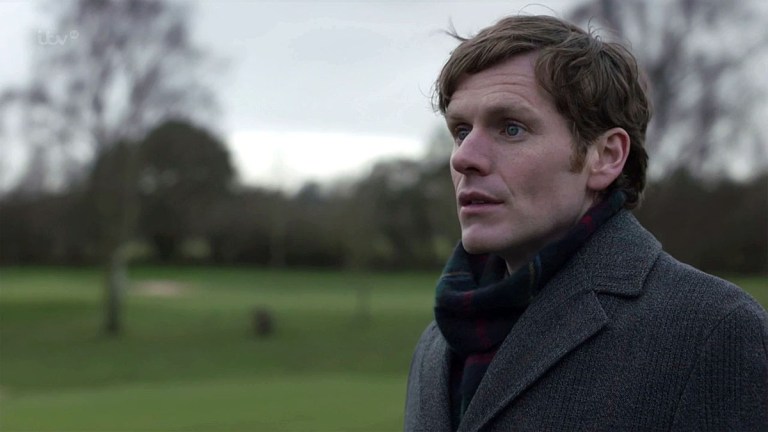 Shaun Evans in Endeavour series 2 Neverland screengrab