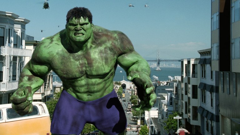 The CGI Hulk in Ang Lee's Hulk (2003)