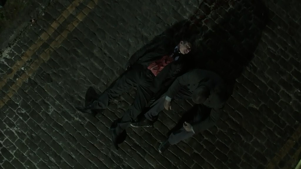 Luther screengrab Ripley death scene Warren Brown Idris Elba