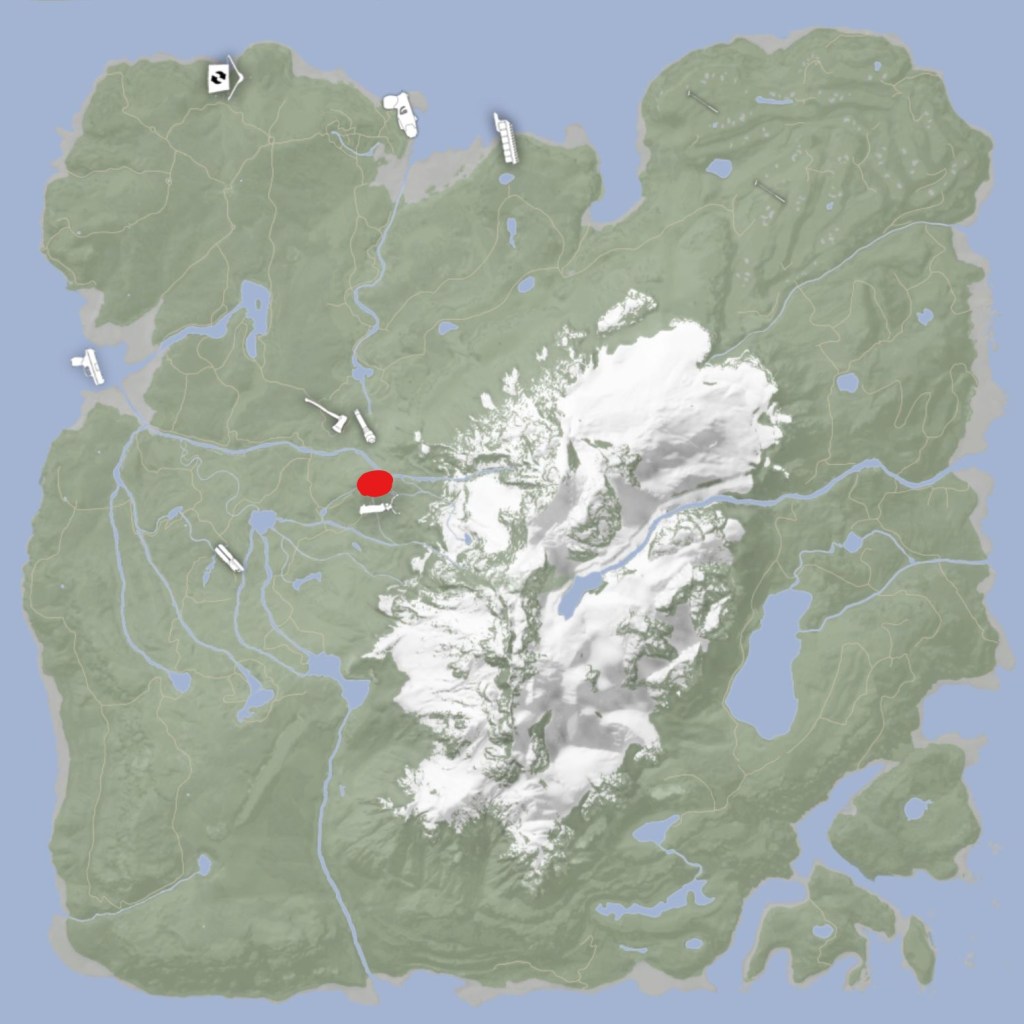 Sons of the Forest Shovel Location Map