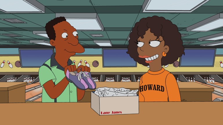THE SIMPSONS: When Carl is smitten by a beautiful black woman, he looks into the roots of his own identity by discovering the origins of a mysterious rodeo buckle in the "Carl Carlson Rides Again" episode of THE SIMPSONS airing Sunday, Feb 26 (8:00-8:31 PM ET/PT) on FOX.