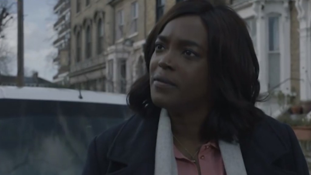 Wunmi Mosaku as Halliday in Luther Series 5 screengrab