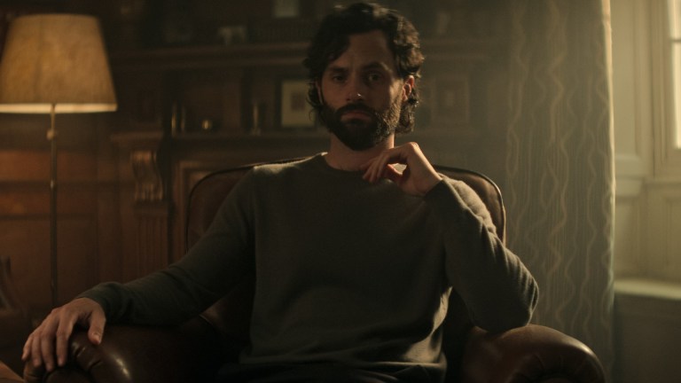 You. Penn Badgley as Joe Goldberg in episode 405 of You.