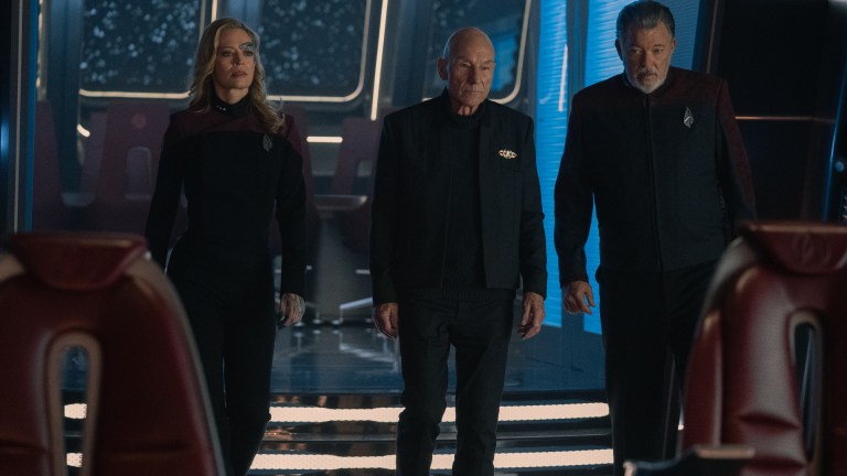 Jean-Luc, Riker, and Seven of Nine in Star Trek: Picard Season 3