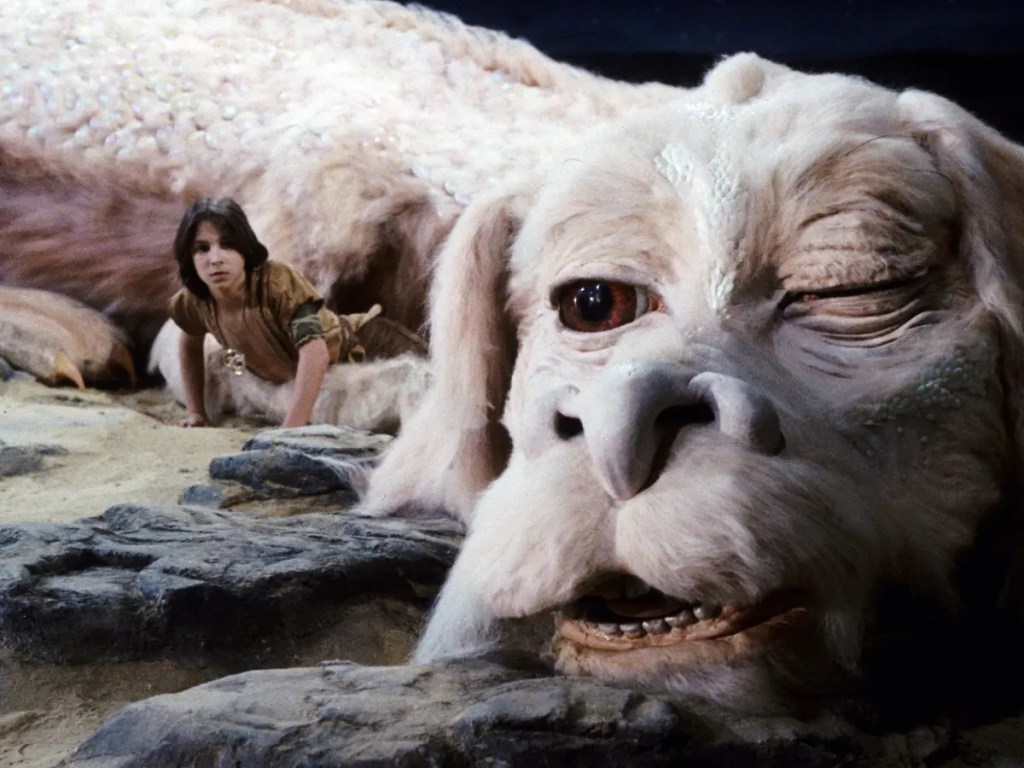 Atreyu and Falkor in The NeverEnding Story