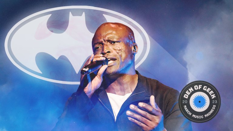 Seal singing "Kiss from a Rose" from Batman Forever