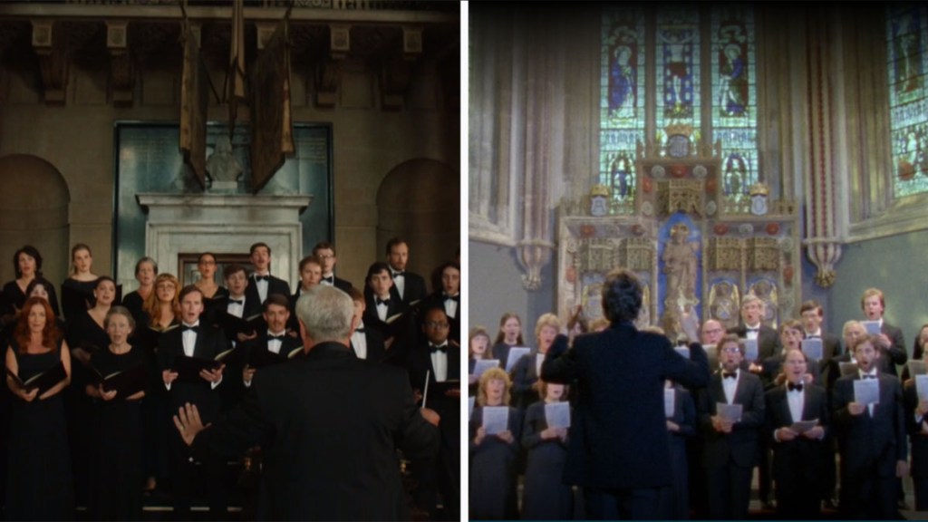 Endeavour and Inspector Morse comparison screengrabs - Exeunt and The Dead of Jericho
