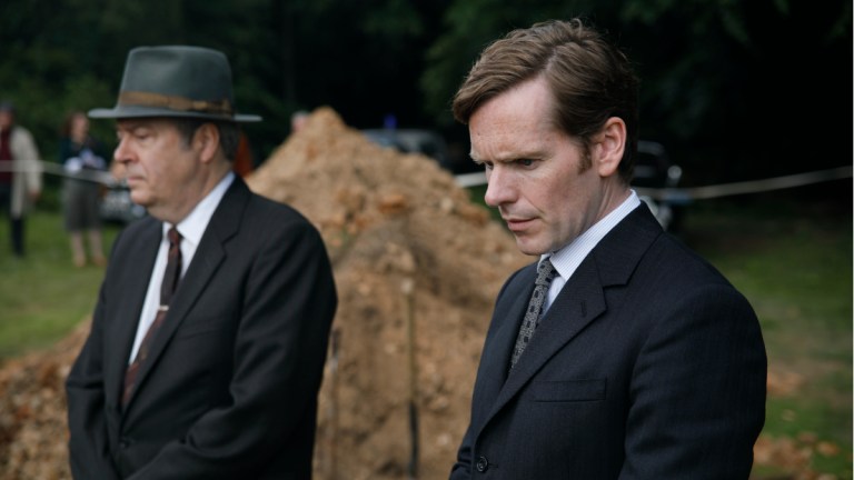 Endeavour Series 9 episode 3 Roger Allam and Shaun Evans