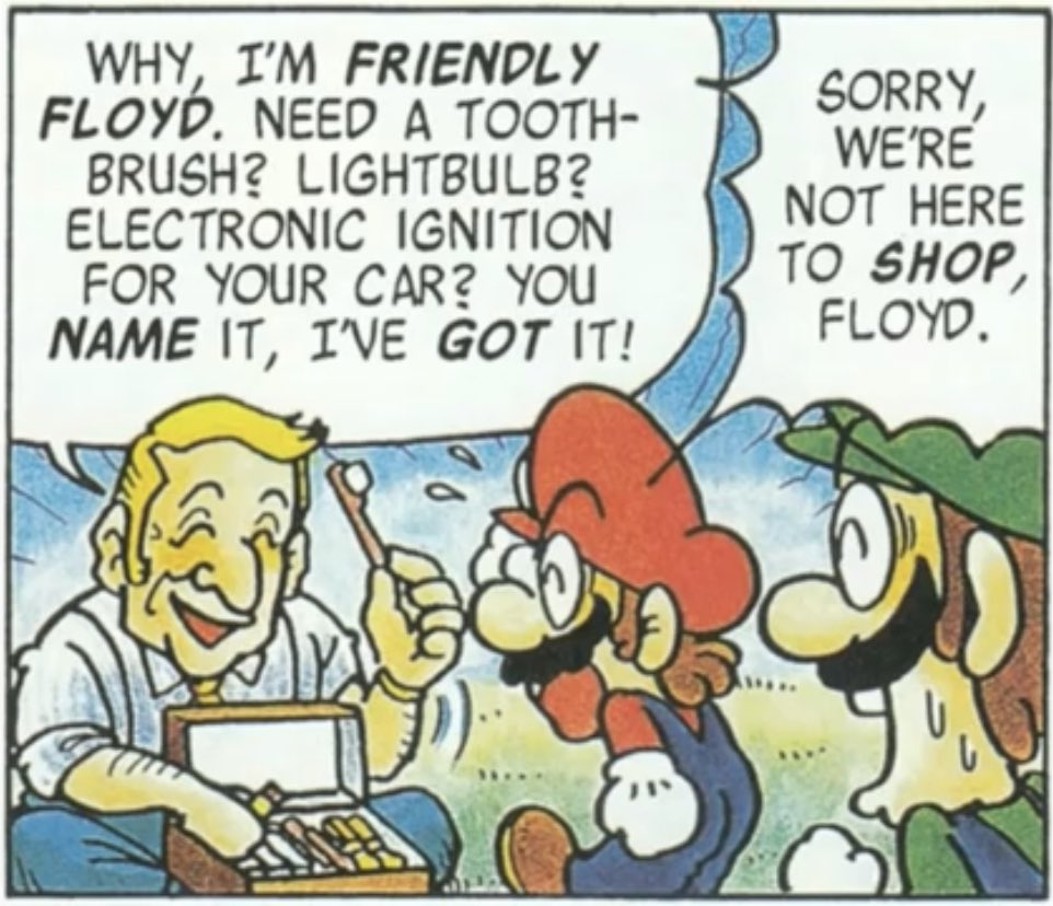 Friendly Floyd (Super Mario Adventures)