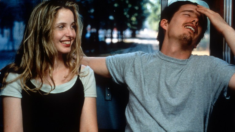 Julie Delpy And Ethan Hawke In 'Before Sunrise'