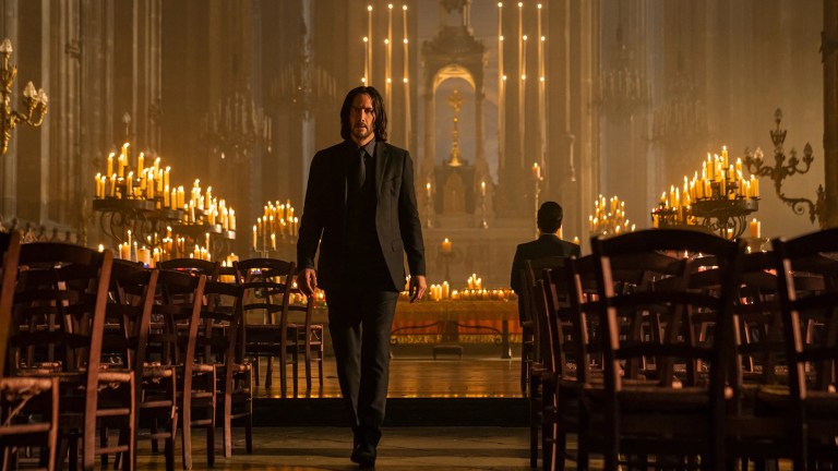 Keanu Reeves in John Wick: Chapter 4 ending