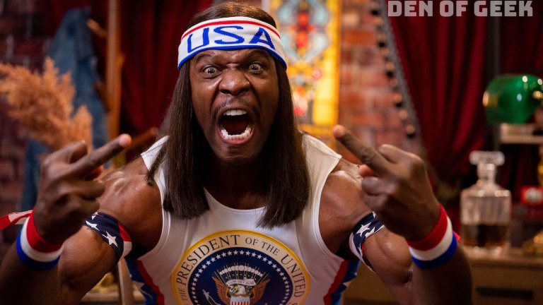 Terry Crews as President Camacho at SXSW 2