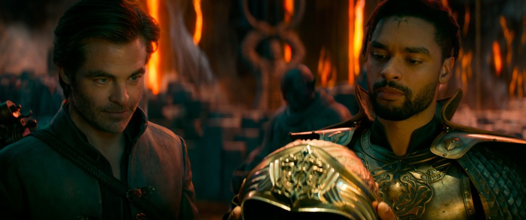 Chris Pine and Rege-Jean Page in Dungeons & Dragons: Honor Among Thieves