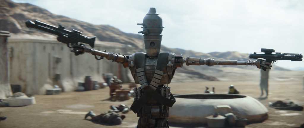 Taika Waititi como IG-11 en Star Wars: The Mandalorian