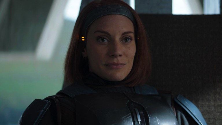 Katee Sackhoff as Bo-Katan in Star Wars: The Mandalorian Season 3