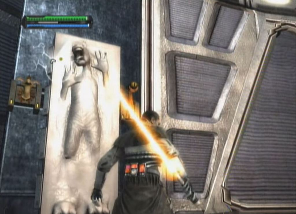 Star Wars: The Force Unleashed – Jar Jar Binks Frozen in Carbonite