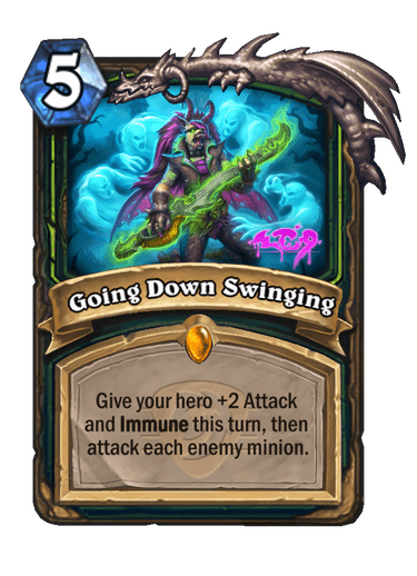 Going Down Swinging Hearthstone