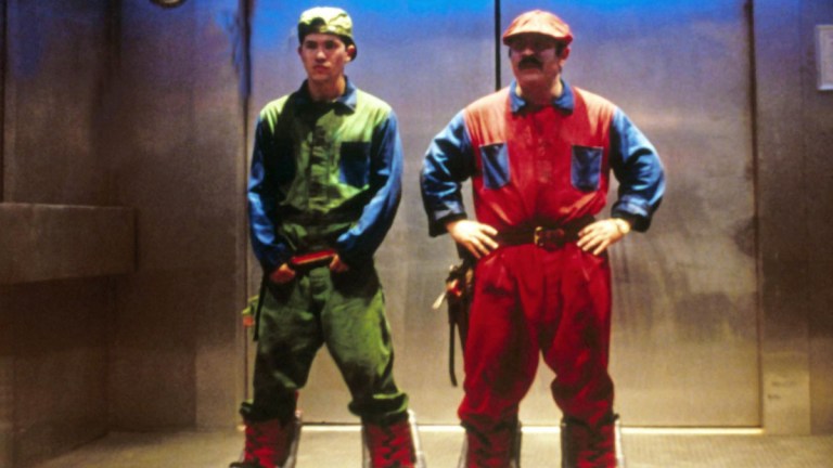 John Leguizamo and Bob Hoskins in Super Mario Bros 1993