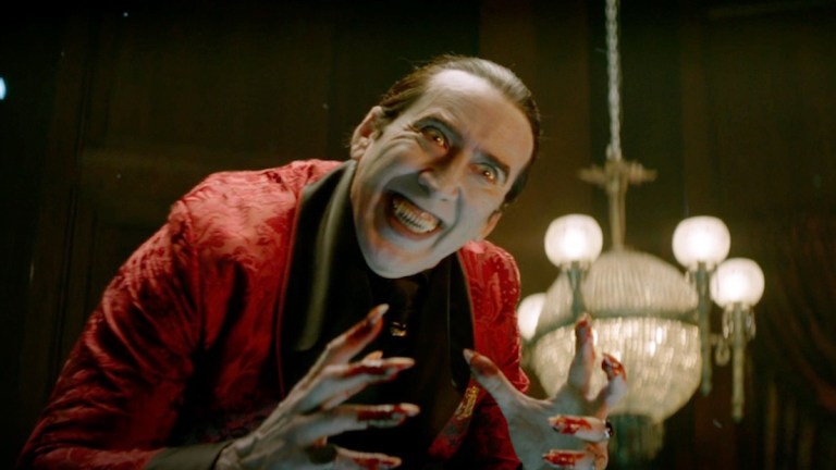 Nicolas Cage as Dracula in Renfield movie