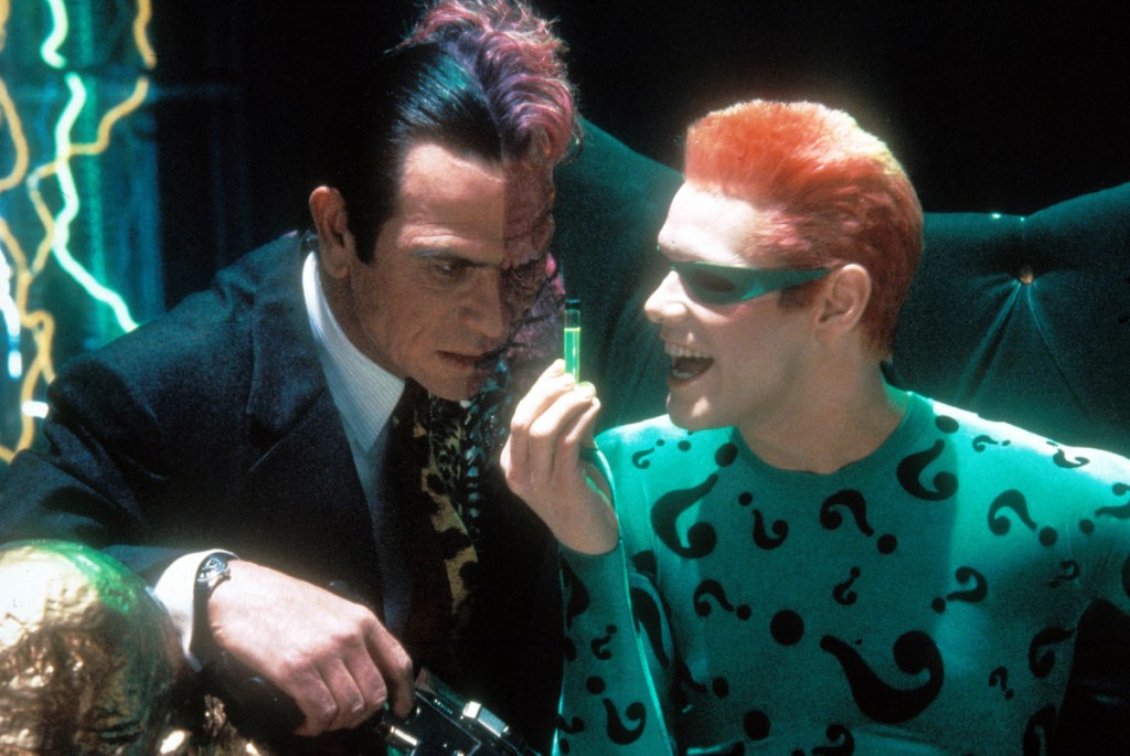 Riddler and Two-Face in Batman Forever
